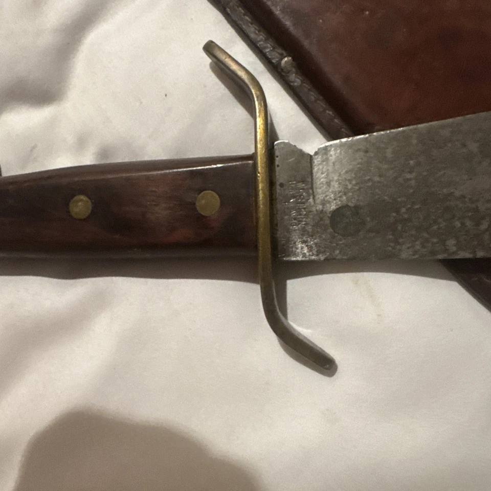 Cuchillo de Lucha Bowie Fino 1981 De Colección 9" Hoja Western Cutlery W-49 * EE. UU. Foto 4 de 4