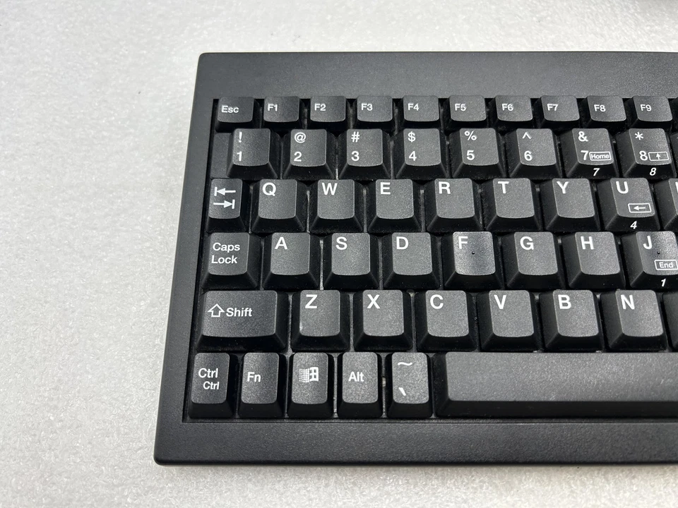 Made in USA ACK-595 ACK-Black PS/2 Mini Keyboard Embedded Numeric Keypad Black - Image 2 of 4