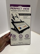 Perfect View Adjustable Laptop /Tablet Stand Support Device Up To 15  Wide