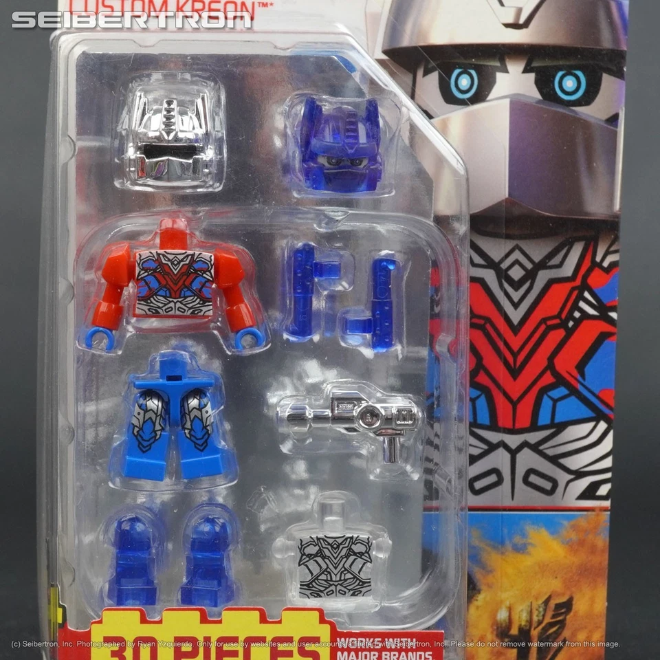 Transformers Kre-o Custom Kreon OPTIMUS PRIME 30 Pcs Collection #1 AOE 2014 New - Image 2 of 4