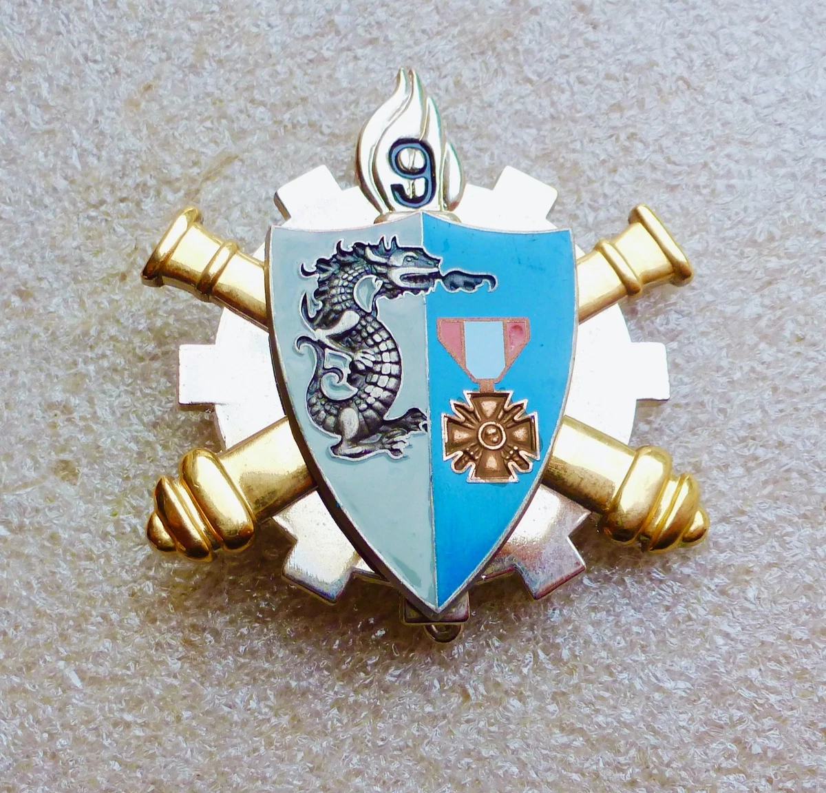 Insigne Service Du Matériel – IN14023 – Email – Collection Militaire France