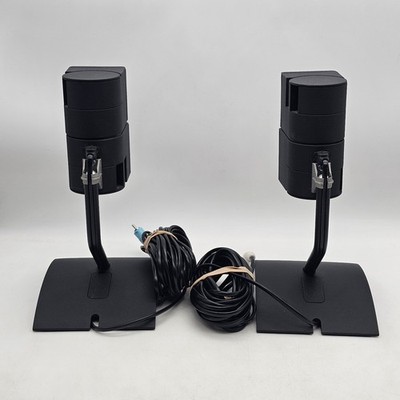 Pair Of 2 Bose Jewel Double Cube Satellite Speakers W Original