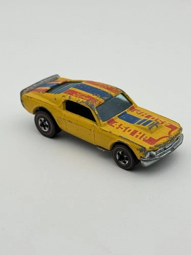 Vintage hot wheels redline mustang stocker HK base