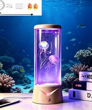 Bikibao Jellyfish Lamp 9 Color Changing 2 Light Mode Portabe Sensory Jelly Fish