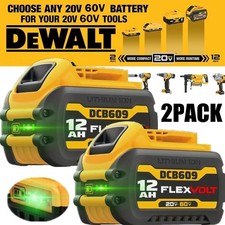 2x für DeWalt DCB548-XJ Akku 18V/54V 12Ah Akku DCB609 DCB606 DCB547 DCB548