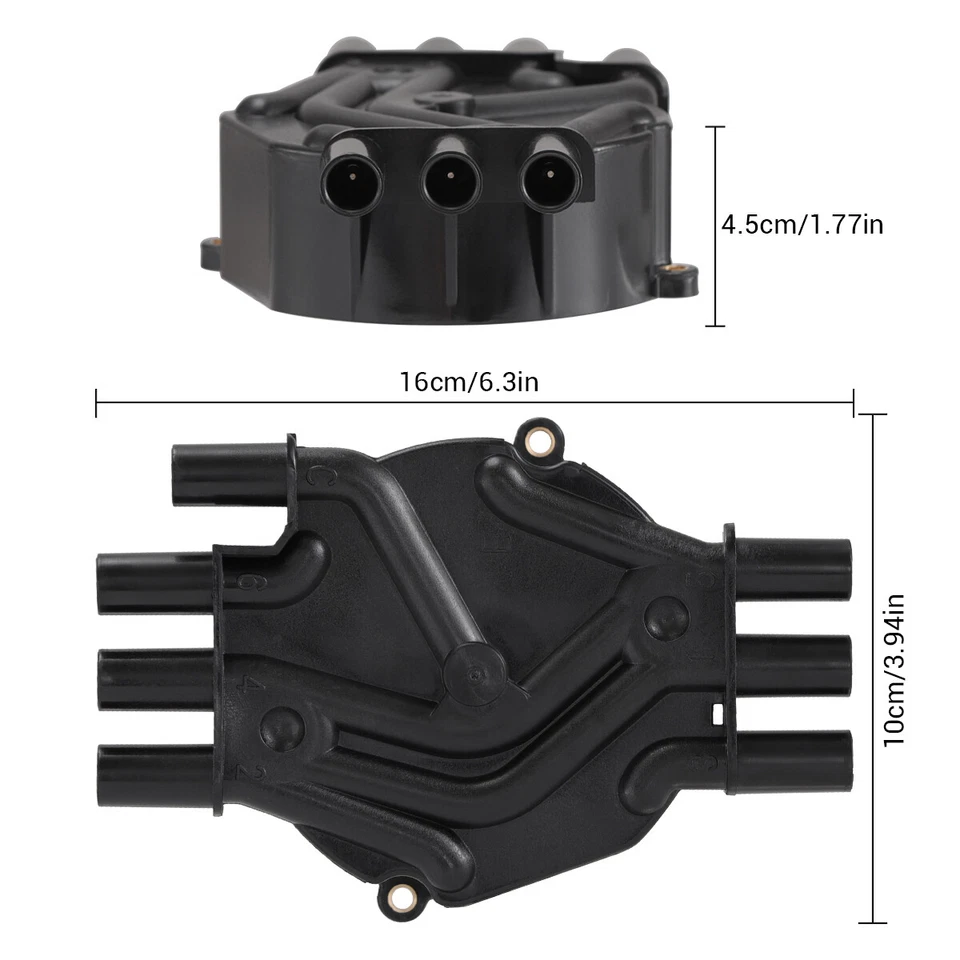Ignition Distributor Cap & Rotor Kits For Chevy Cadillac GMC 4.3L V6 DR475 D328A - Image 2 of 4