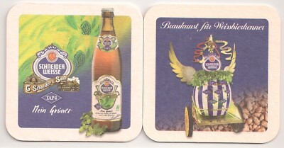 Schneider Weisse - Bierdeckel ''TAP4 Mein Grünes''