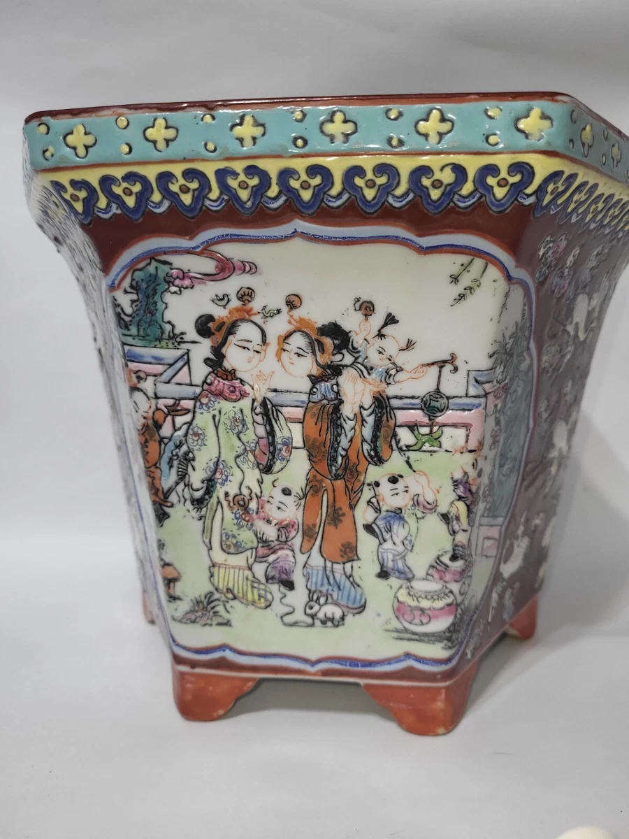 Ceramic 1900-1919 Time Period Manufactured Collectible Planters