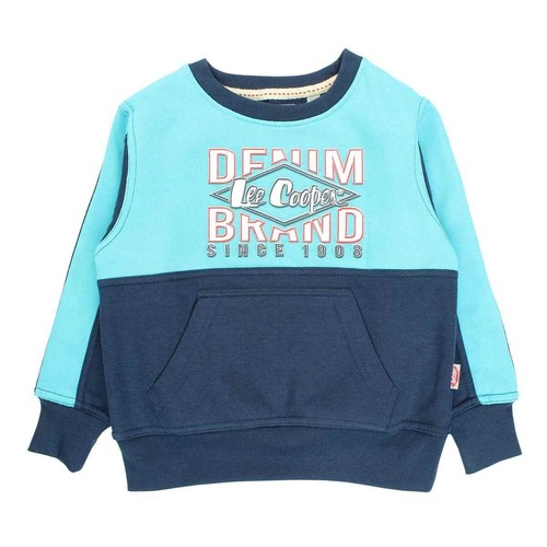 Lee Cooper Boys Sweatshirt. Blue Color. Gift For Child Aged 4 To 14 - Picture 7 of 10