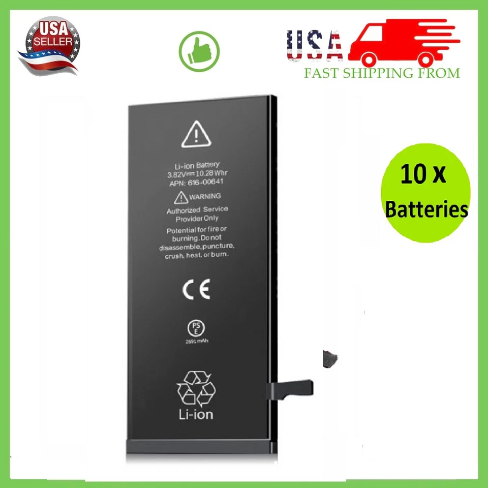 Premium Quality Replacement Battery For iPhone 5 6S 7 8 11 12 13 XR XS LOT (10x) - Image 4 of 4