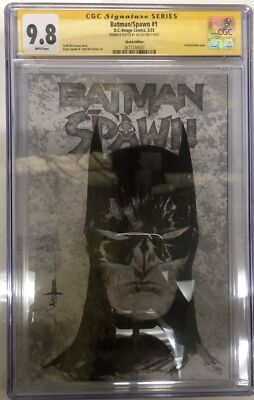 Batman / Spawn (2023) # 1 (CGC 9.8 SS) Signed & Sketch Jae Lee