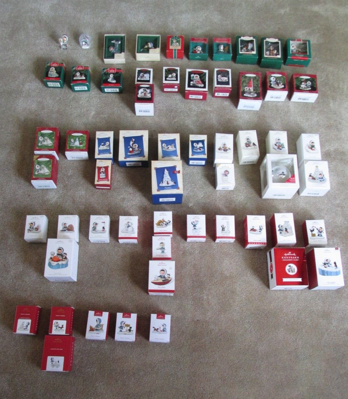Hallmark Frosty Friends Complete Annual Ornament Series 1980 - 2024 plus others