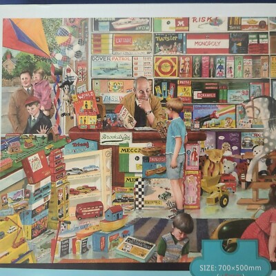 Vintage Toy Shop 1000 Piece Jigsaw Puzzle by HOTCAN New Factory Sealed 