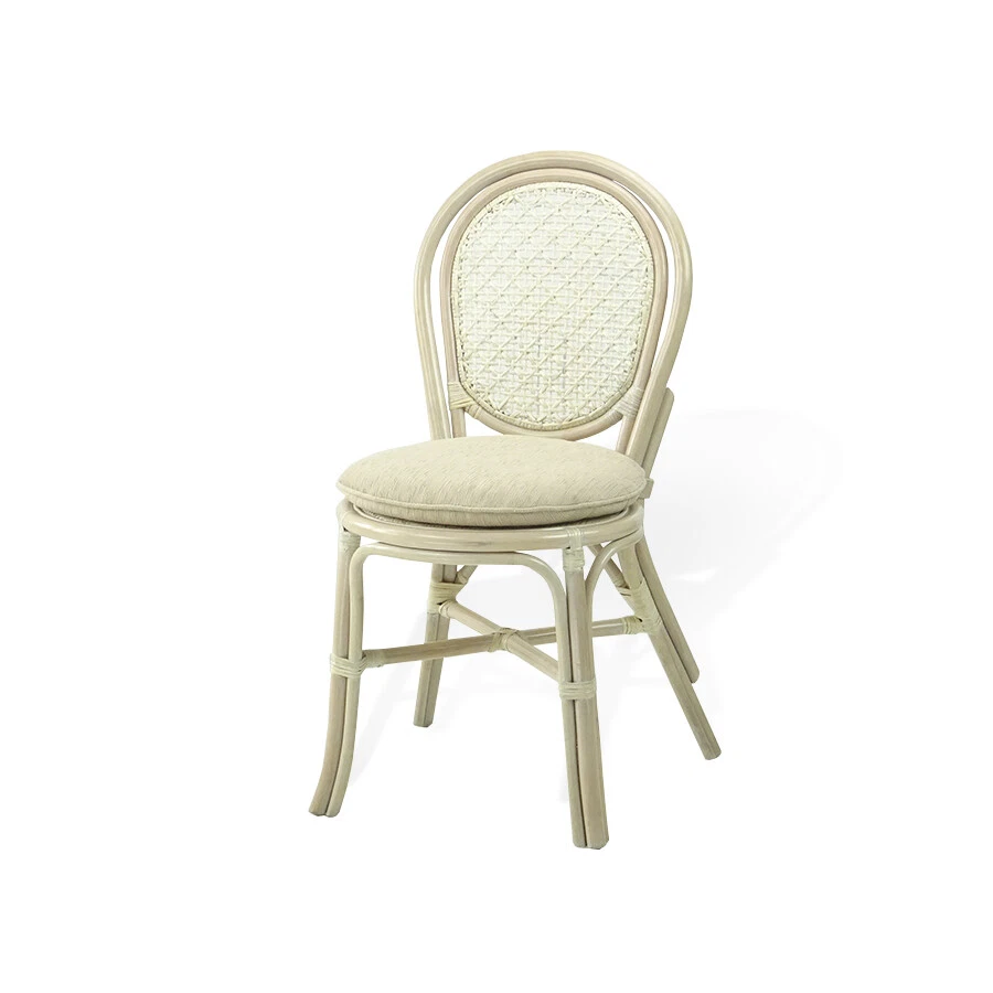 Cream wicker chair deals