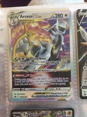 Pokémon TCG Arceus VSTAR Sword & Shield SWSH307 Holo Promo Promo