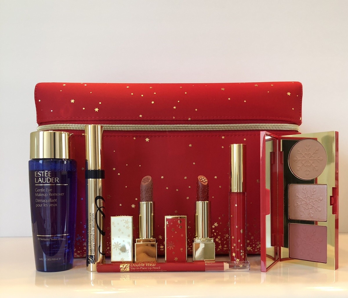 ESTÉE LAUDER メイクアップセット Estee Lauder 8-Pc Makeup Full-size Gift Set Cosmetic Travel Case