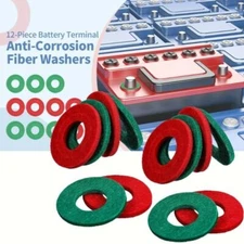 12 Pc Battery Terminal Anti Corrosion Washers Fiber Battery Terminal Protector