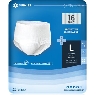 SUNKISS Trustplus Inkontinenz Und Geburt Unterwäsche für Herren und Damen X 16