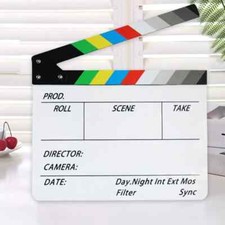 New Colorful Director's Board Movie Clapperboard Creative Props Craft Film Board
