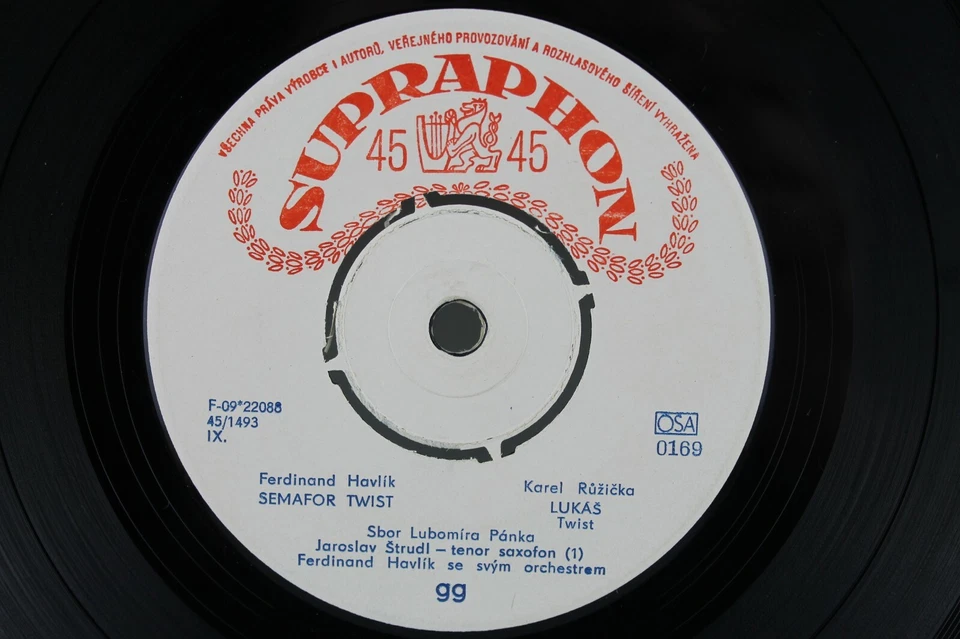 7" Single - LEROY ANDERSON - Blue Tango - Ferdinand Havlik - Supraphon 1960er - Bild 3 von 3