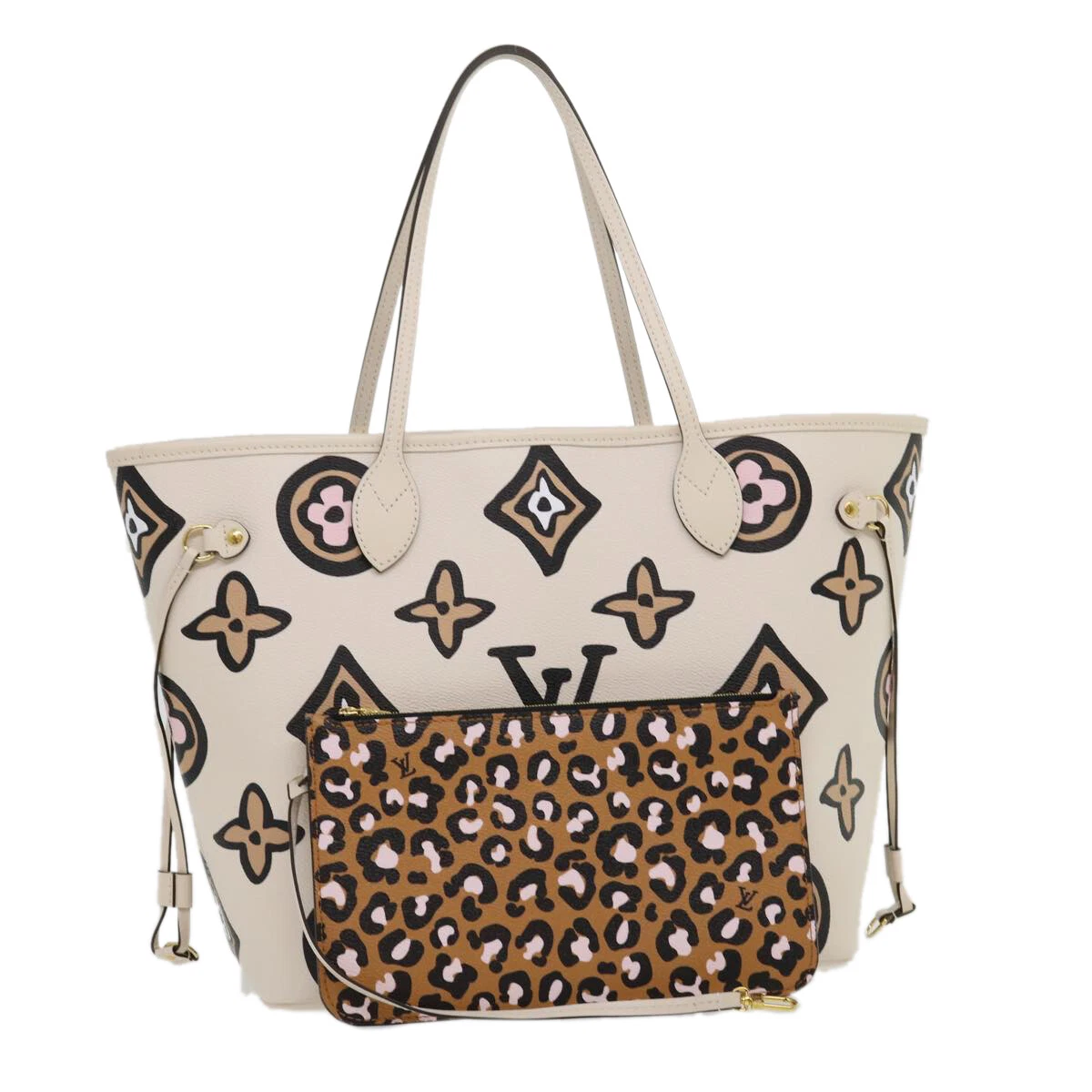 Louis Vuitton Black Wild at Heart Monogram Neverfull MM Tote bag