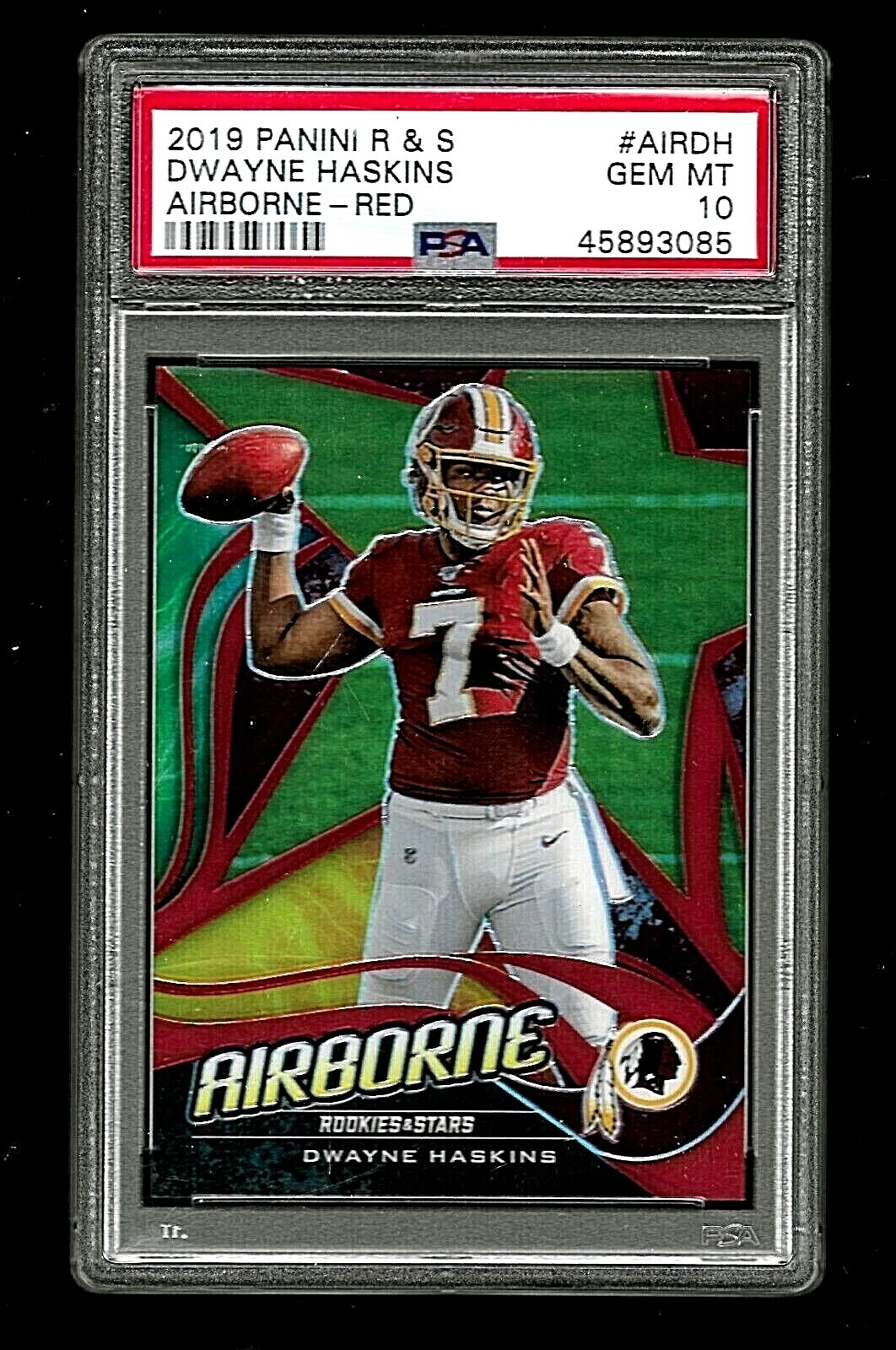 Dwayne Haskins Panini Rookies & Stars Airborne #AIRDH Red