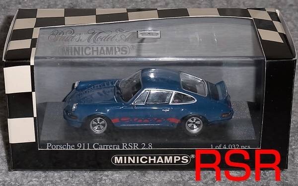 ミニカー 1/43 Porsche 911 Carrera RSR (1973) Minichamps 1/43 Porsche 911 Carrera Rsr 2.8 1973 Martini
