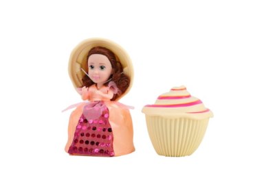 【最終値下在庫処分価格 ！】 Doll in a cupcake オブジェ Cupcake Surprise Doll - Olivia (As seen on TV), Toys for Girls