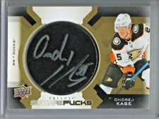 Ondrej Kase 2019/20 Upper Deck Trilogy Signature Pucks Autograph