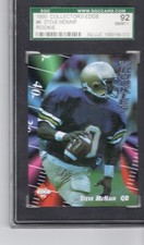 1995 Collector's Edge Steve McNair SGC 92 NMT+