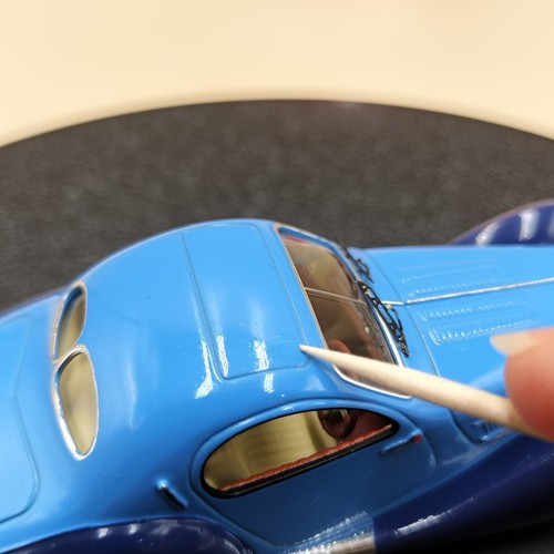 ixo Museum 1/43 Talbot Lago T150SS Figoni Falaschi 1938 Blue MUS007 - Picture 7 of 14