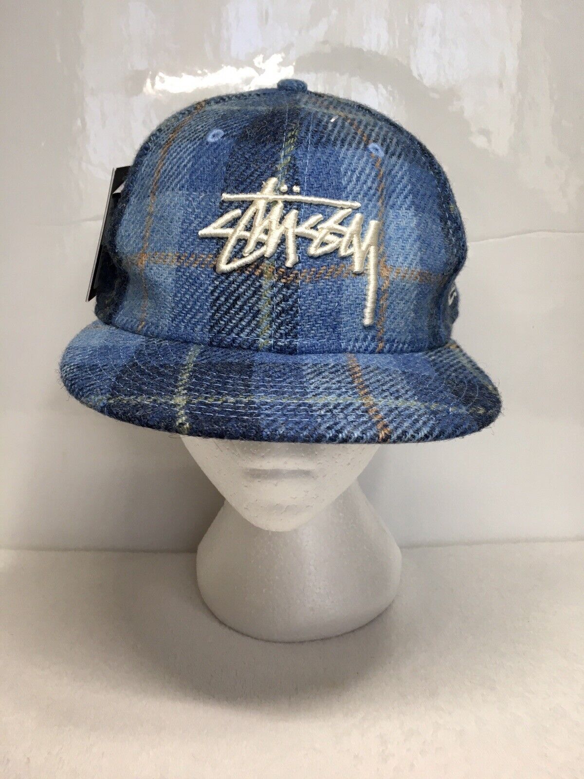 stussy × newera × harris tweed キャップ-