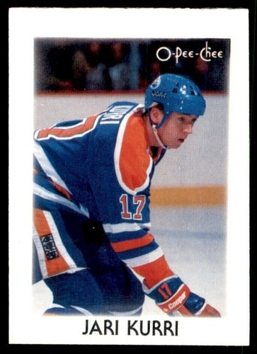Jari Kurri #21 1987 O-Pee-Chee Minis card
