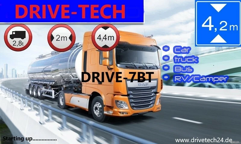 7 Zoll Navigationssystem GPS Navi  Für LKW, PKW,  WOMO. lebenslange Kartenupdate - Bild 2 von 4