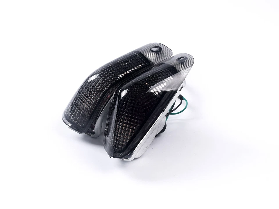 Front Turn Signals Smoke Lens with Bulbs fit Kawasaki 1990-2005 Ninja ZX-6 ZX600 Foto 3 de 4