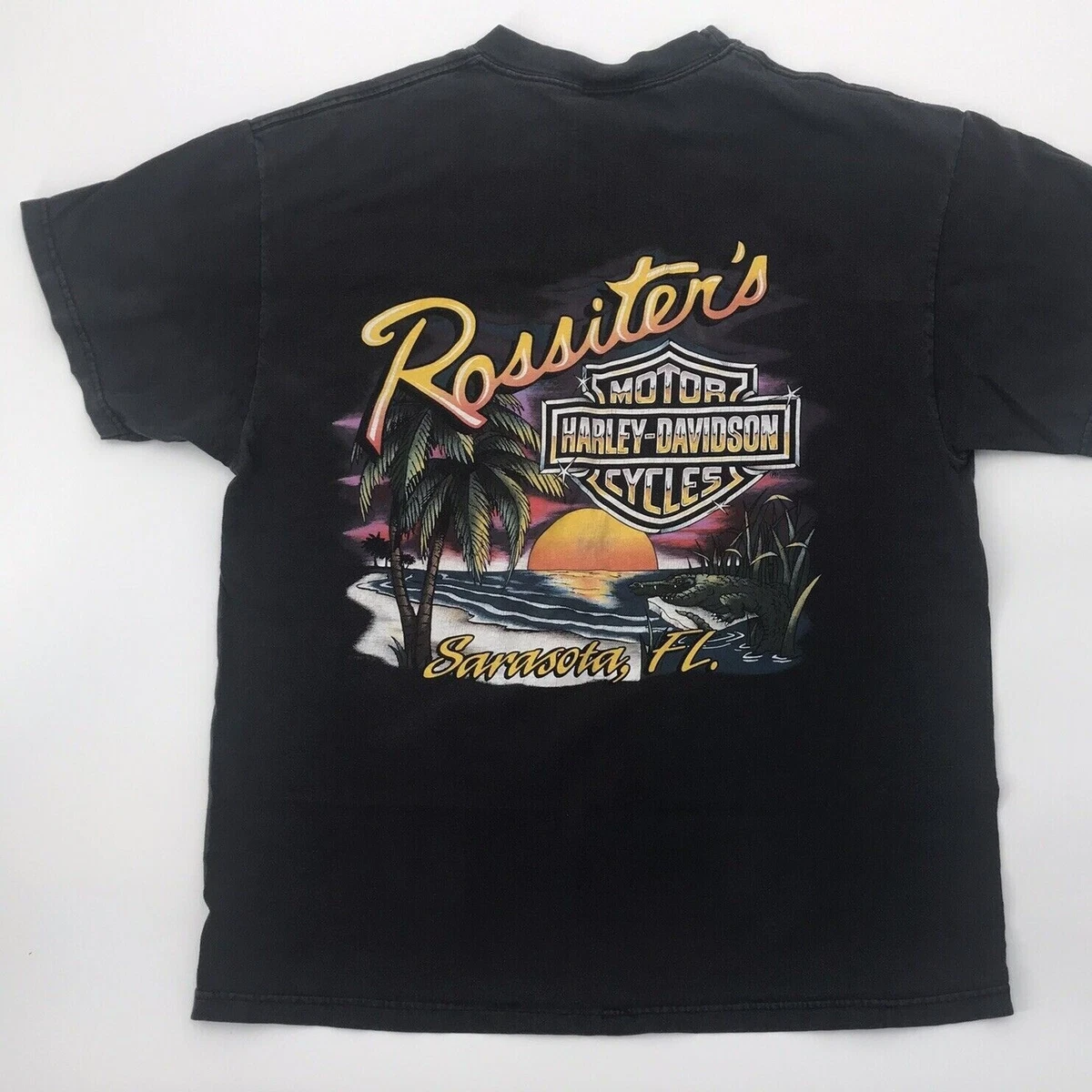 T-shirt Uomo Harley-Davidson Winged B&S | 96332-23VM | Nero | Cotone 100% - Foto 5