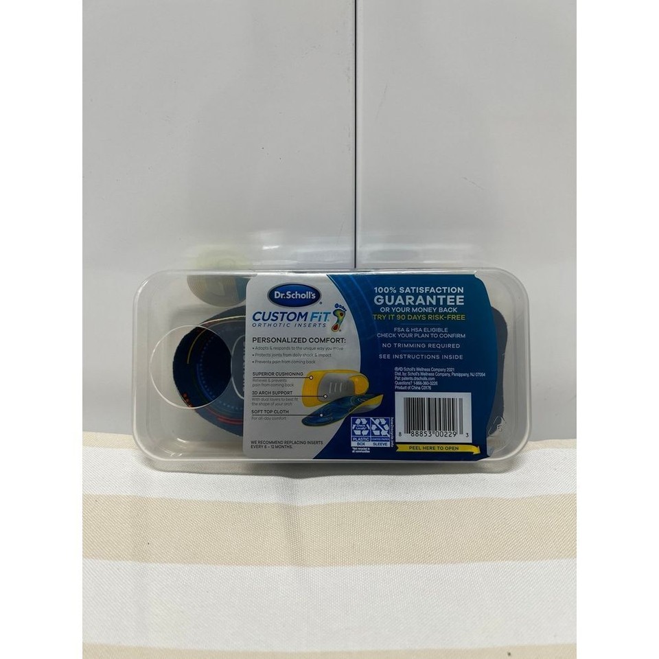 Dr Scholl's® Custom Fit® Foot Orthotics 3/4 Length Inserts 110 eBay