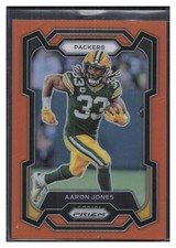 2023 Panini Aaron Jones SP Orange Holo Prizm /249 Green Bay Packers NFL SP RB