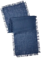 JU209.NB2070B Mari Sati Burlap Collecti Mari Sati Oblong Runners (1 Pack), 20...