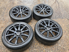 AUDI TT MK2 8J SET OF "18 INCH SPEEDLINE ALLOY WHEELS WITH TYRES 8J0601025 #3B