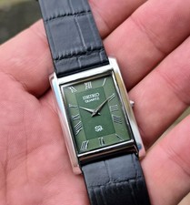 Seiko Tank Slim GL22 Quartz Green Dial