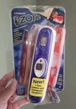 New Polaroid i-Zone Camera Blue Instant Pocket Changable Faceplate Red White