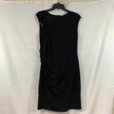 Gently Loved Calvin Klein Black Women's Shift Dress, Sz. L