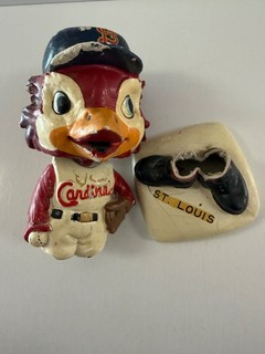 1960'S MLB MASCOT BOBBLEHEAD ST. LOUIS CARDINALS (SEE PHOTO DETAILS)