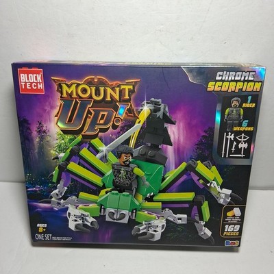NEW, BLOCK TECH - MOUNT UP! -CHROME SCORPION - Block Set 169 Pieces