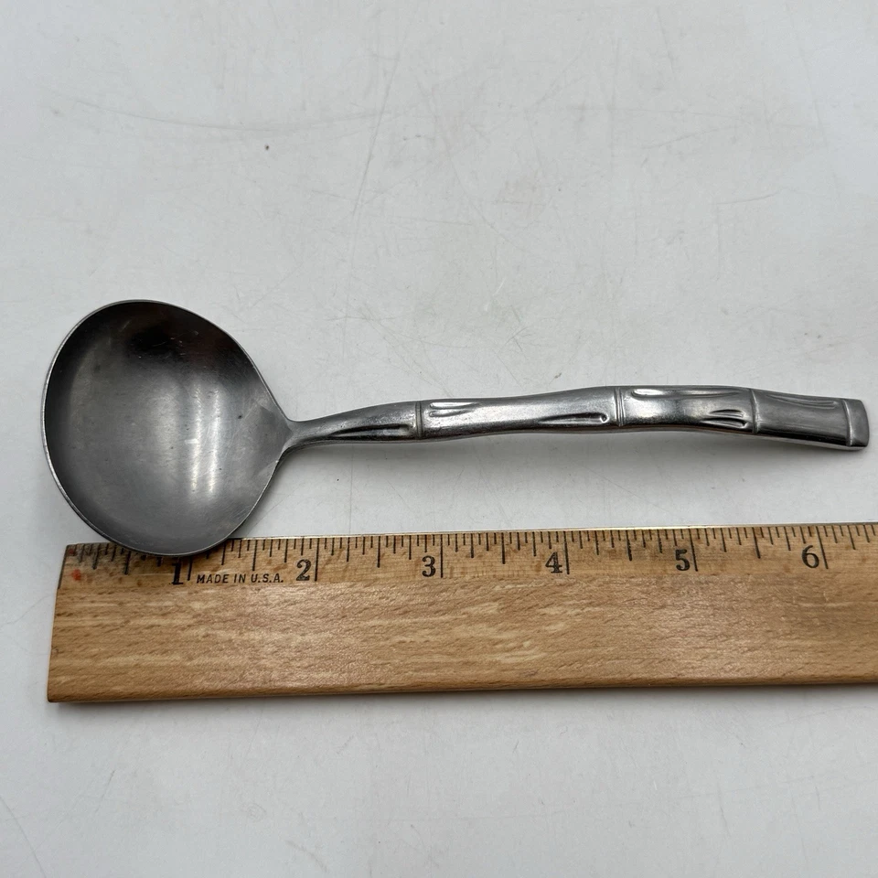 The Cellar BAMBOO Japan Ladle Meat Fork Serving Spoon Vintage - Image 4 of 4