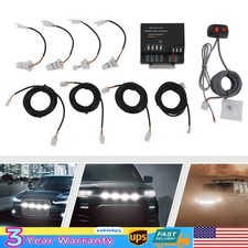 Strobe Lighting System Kit 4 Hid Bulbs Hide Away Hazard Emergency Warning Light Strobe Lighting System Kit 4 Hid Bulbs Hide Away Hazard Emergency Warning Light