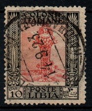 Libyen - 1921 - S. 24g gebraucht - Sorte Mitte nach oben verschoben