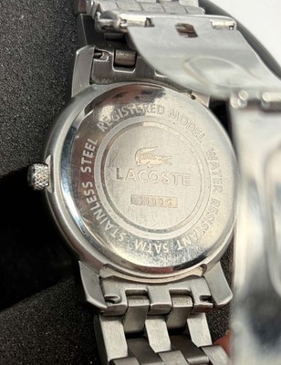 Lacoste 5500G Stainless Steel Quartz Wristwatch SPB JA-365404 | eBay
