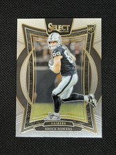 Brock Bowers RC 2024 Panini Select Concourse Level No. 31 Las Vegas Raiders